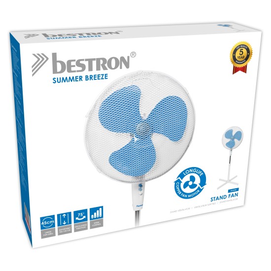 Bestron statiefventilator ASV45W