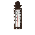 Thermometer en tuinklok