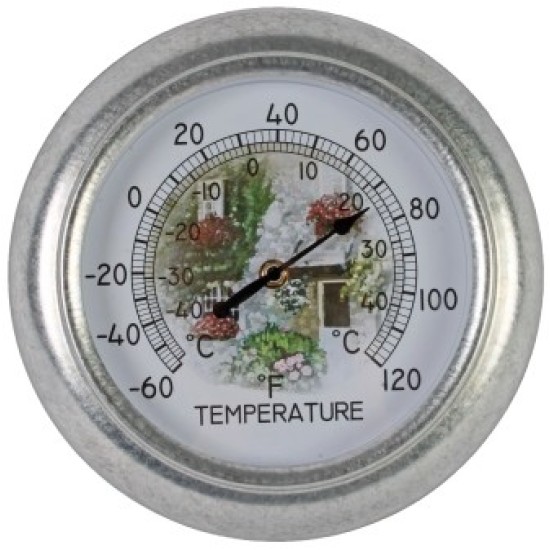 Thermometer Analoog rond 25cm