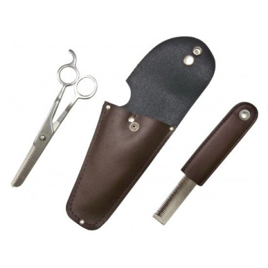 Manen en staart kit bruin