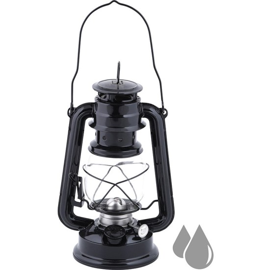 Windlicht olie lantaarn zwart