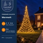 Fairybell 6 meter 1200 LED warmwit Fairybell 6 meter 1200 LED warmwit