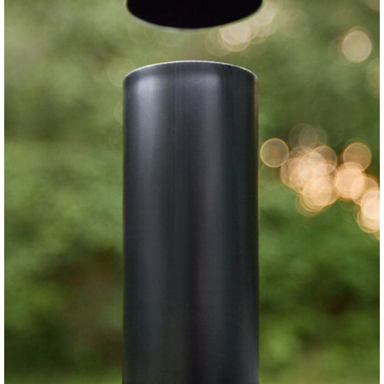 Fairybell deelbare vlaggenmast zwart 800cm