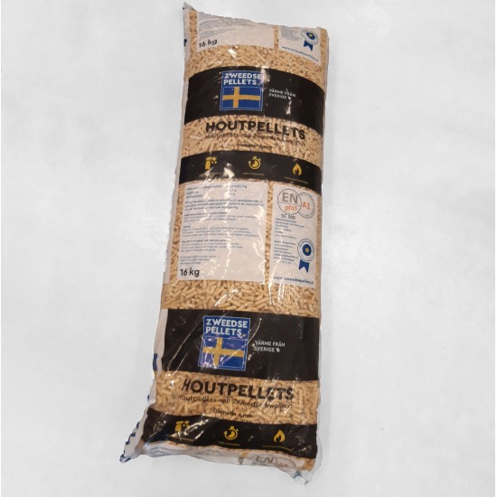 Zweedse pellets voor pelletkachel 16kg