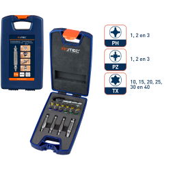 Schroefuitdraaiset Rotec 17delig