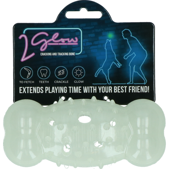 Glow in the dark speelbot cracking & tracking bone