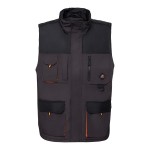 Terrax bodywarmer antraciet/oranje Terrax bodywarmer antraciet/oranje