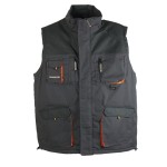 Terrax bodywarmer antraciet/oranje Terrax bodywarmer antraciet/oranje