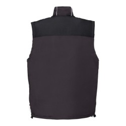Terrax bodywarmer antraciet/oranje