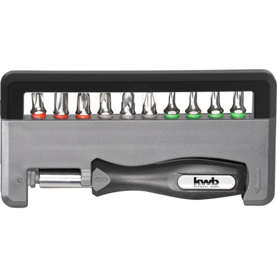 KWB Handy bit box ph/pz/t 12-delig KWB Handy bit box ph/pz/t 12-delig