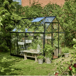 Tuinkas Qube 68 zwart 261x199