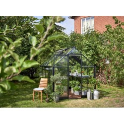 Tuinkas Qube 68 zwart 261x199