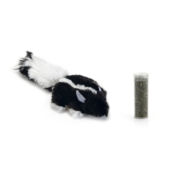 Pluche platte Snuffy met catnip 14cm Pluche platte Snuffy met catnip 14cm