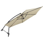 Zweefparasol Gemini ecru 3 meter