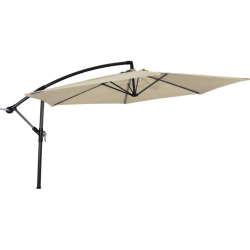 Zweefparasol Gemini ecru 3 meter Zweefparasol Gemini ecru 3 meter