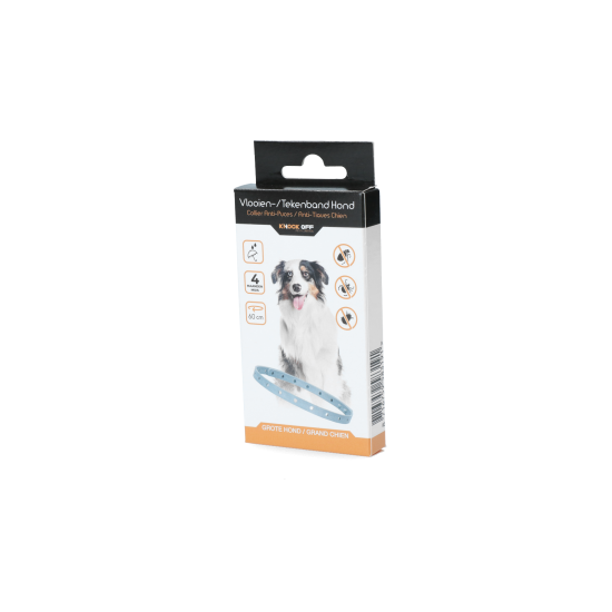 Knock pest vlooien-/tekenband 60CM hond NL+FR 1 ST
