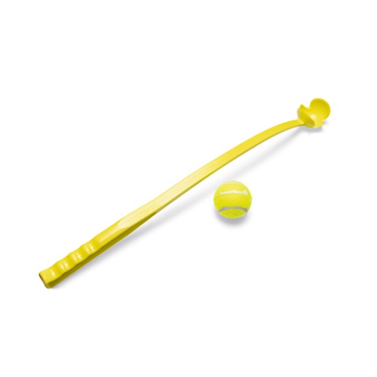 Beeztees Tennisbalwerper geel 62cm
