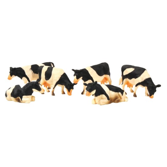 Kids Globe koeien 6 stuks 1:32