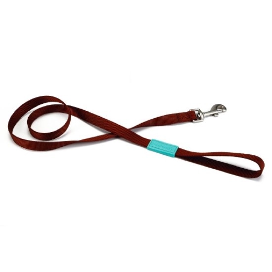 Beeztees nylon looplijn uni lichtbruin 120X20CM