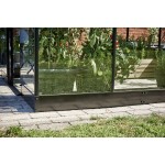 Tuinkasfundering Qube 66 zwart