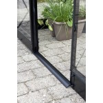 Tuinkasfundering Qube 66 zwart