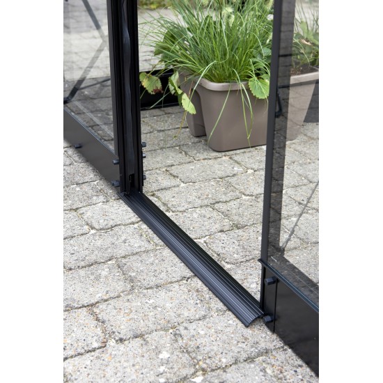 Tuinkasfundering Qube 66 zwart