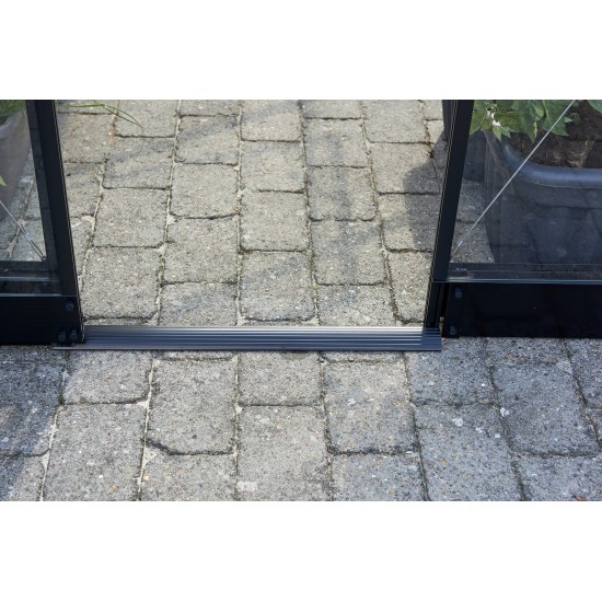 Tuinkasfundering Qube 66 zwart