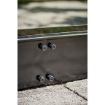 Tuinkasfundering Qube 66 zwart