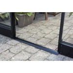 Tuinkasfundering Qube 66 zwart
