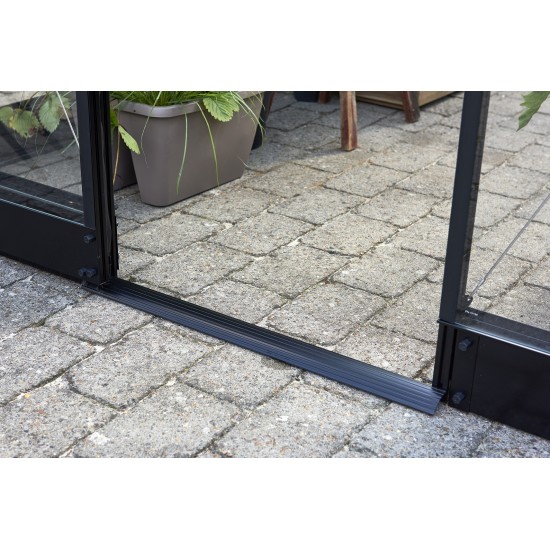Tuinkasfundering Qube 66 zwart