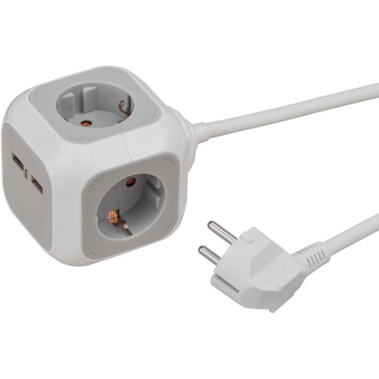 Tafel stopcontact Alea-Power USB-charger 4-voudig