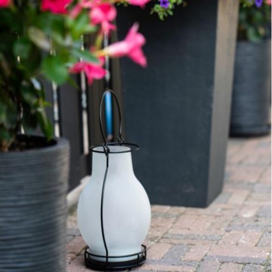 Led solar olielamp glas met flame lamp Led solar olielamp glas met flame lamp