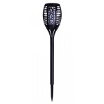 Led's Light solar tuinfakkel zwart