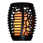 Led's Light solar tuinfakkel zwart