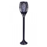 Led's Light solar tuinfakkel zwart