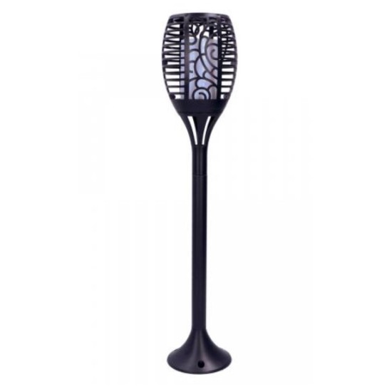 Led's Light solar tuinfakkel zwart