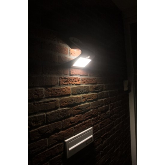 Led's Light led solar lamp met sensor wit