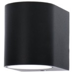 Buiten wandarmatuur Sacramento zwart