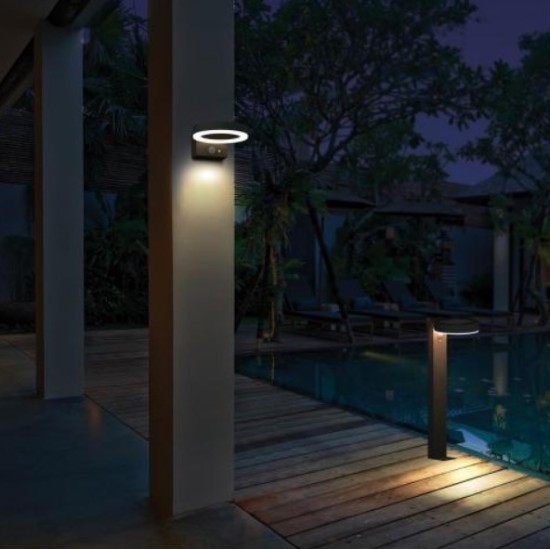 wandlamp solar met sensor
