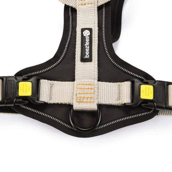 Beeztees premium Y-tuig parinca licht grijs Beeztees premium Y-tuig parinca licht grijs