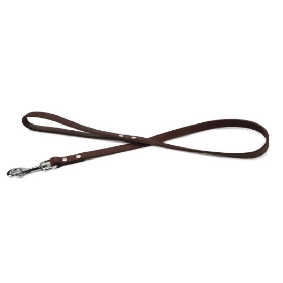 Beztees lederen looplijn bruin 100X16