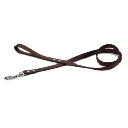Beeztees lederen looplijn bruin 130X20