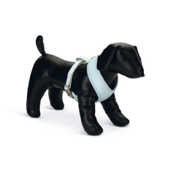 Puppy borsttuig Harno blauw S