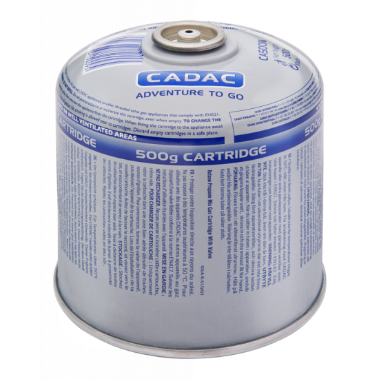 Gascartridge met schroefdraad 500gr