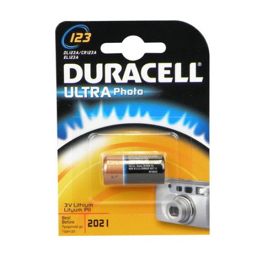 Duracell ultra lithium 123A 3 Volt