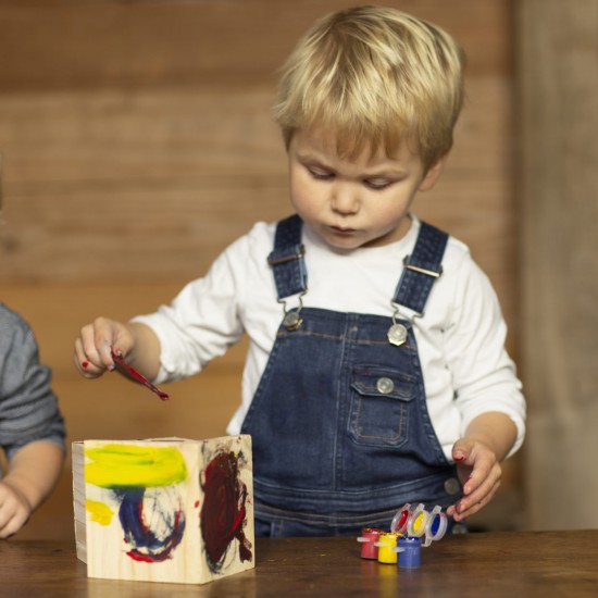 Vogelhuisje schilderen met verf