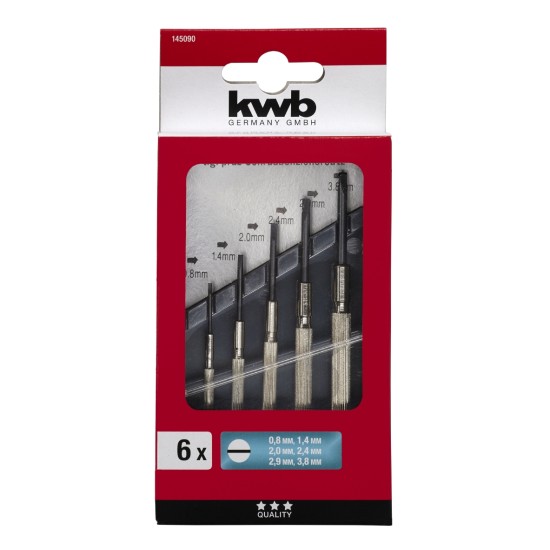 Precisie schroevendraaier set 6-delig