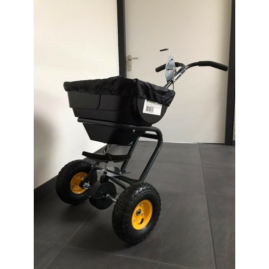 Professionele strooiwagen met afdekhoes 20 liter