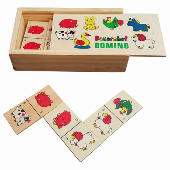 Domino Bauernhof 28-delig