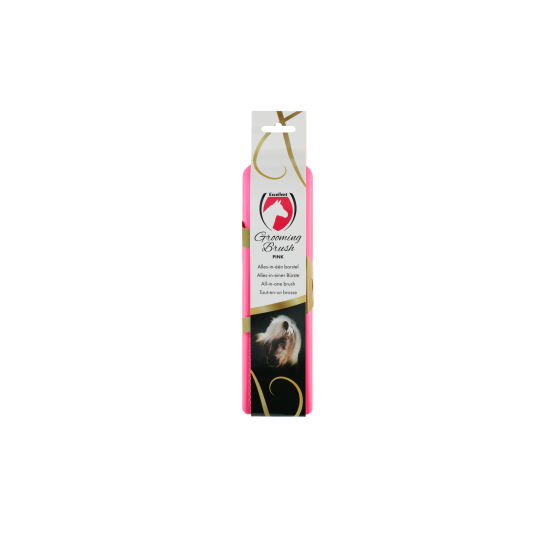 Excellent Horse grooming borstel large roze Excellent Horse grooming borstel large roze